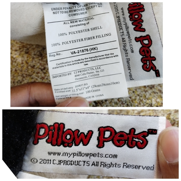 Penguin My Pillow Pet Black / White Pillow Pet Pee-wees Plush Preowned - Picture 12 of 14